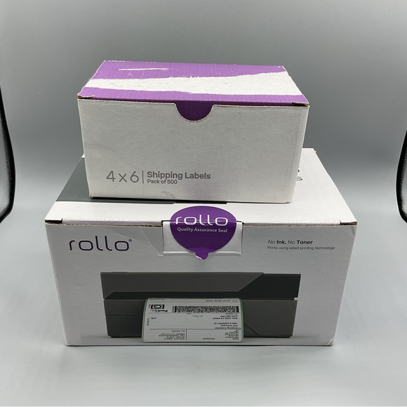 Rollo X1038 USB Thermal Shipping Label Printer Commercial Grade 4x6 Labels - Picture 1 of 4